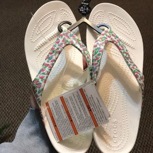Croc sandals, NWT